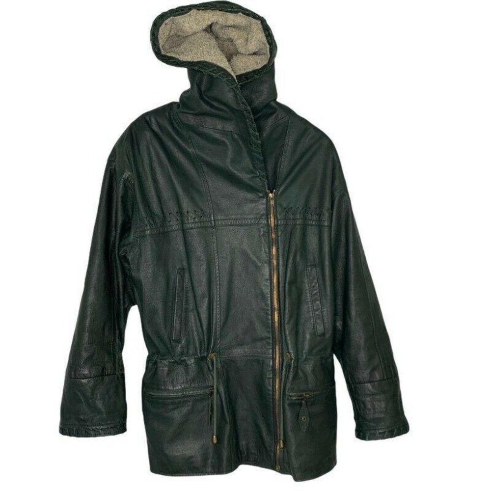 Authentic Winlit 1969 Jacket Leather Hooded